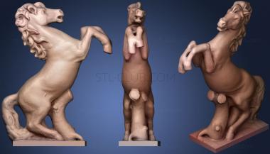 3D мадэль Величественная Конная статуя (STL)