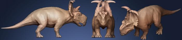 3D мадэль Пахиринозавр Пачи (STL)