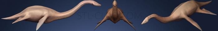 3D model Plesiosaurus for Dn D (STL)