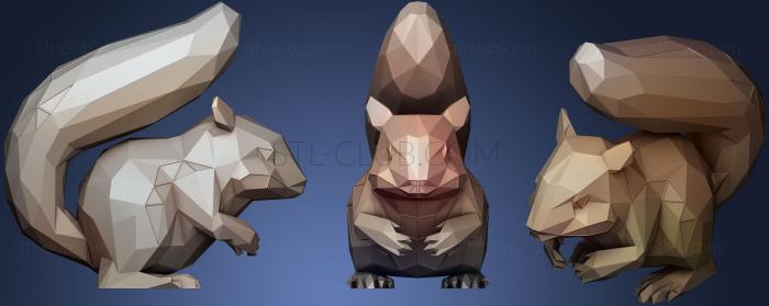 Polygonal Squirrel Parametric