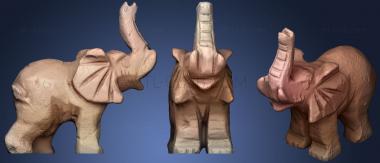 3D model Scan Elephant Figure (STL)