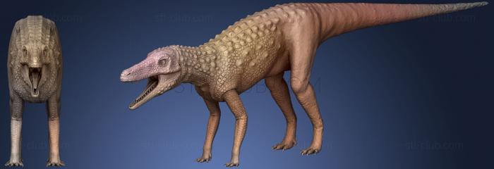 Sphenosuchus heavily Decimated