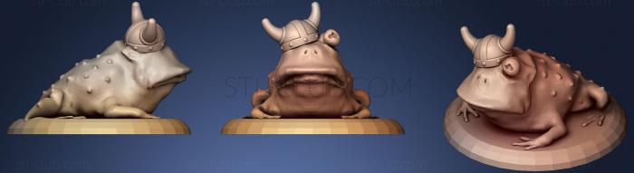 3D model THE 4 DRAGONSTONE TOADS 1 (STL)