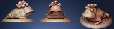 3D model THE 4 DRAGONSTONE TOADS 2 (STL)