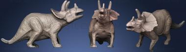 3D мадэль Динозавр Трицератопс (STL)