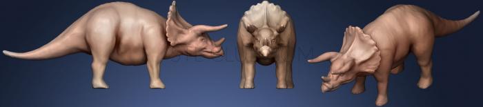 3D model Triceratops for Dn D (STL)