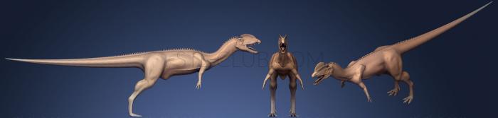 3D мадэль Дилофозавр Ветерилли (STL)