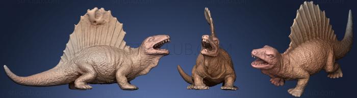 3D model Dimetrodon or Spinosaurus (STL)