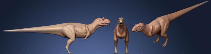 3D модель Раджазавр нармаденсис (STL)