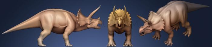 3D model Triceratops Horridus (STL)