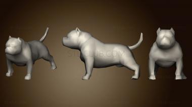 3D model American Bully Dog (STL)