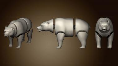 3D мадэль Шарнирный медведь на месте (STL)