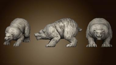 3D мадэль Медведь Агрессивный (STL)