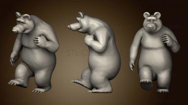 3D model bear CARTOON (STL)