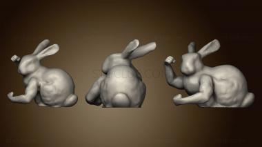 3D модель Мускулистый Кролик Без Передних Ног (STL)
