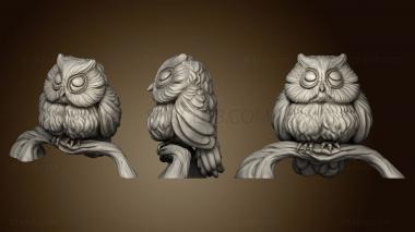 3D model Bubu the owl (STL)