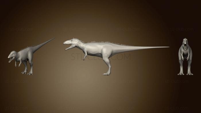 3D модель Кархародонтозавр 2 9 (STL)