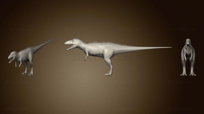 3D модель Кархародонтозавр (STL)