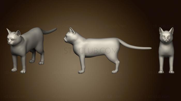3D model Cat Basemesh (STL)