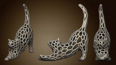 3D модель Кошачья растяжка- вороной (STL)