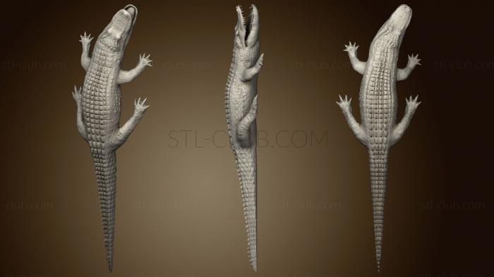 3D model Cocodrilo 2 (STL)