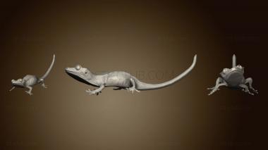 3D model Crested gecko (STL)