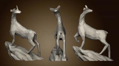 3D model Deer Sculpture (STL)