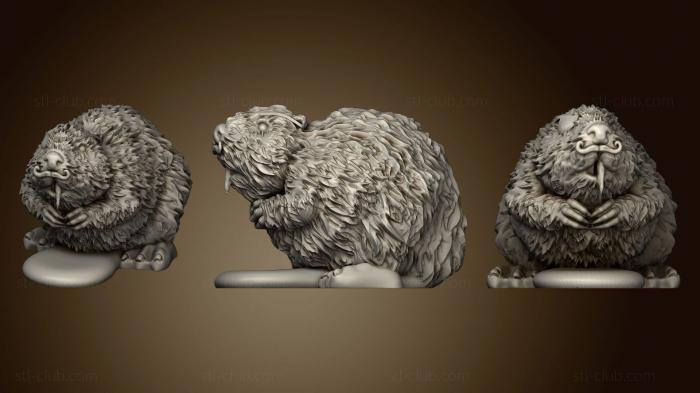 3D model Dire Beavers (Regular General And Shaman) (STL)