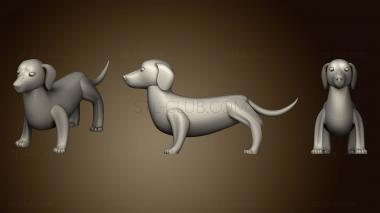 3D model Dog dachshund (STL)