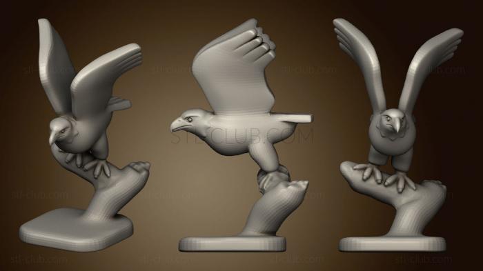 3D model Eagle take off 6 (STL)