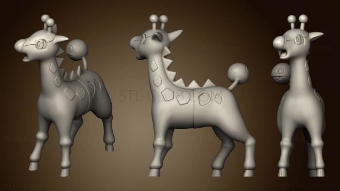 3D model Giraffe (STL)