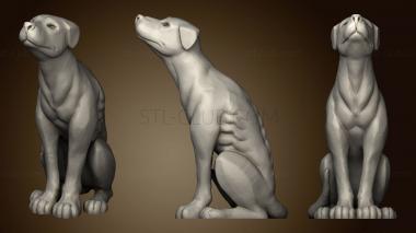 3D модель Статуэтка Чудесной Силы Собаки Из Оникса (STL)