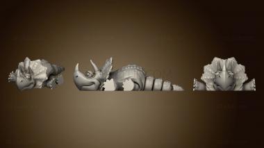 3D model Flexi Triceratops 2 (STL)