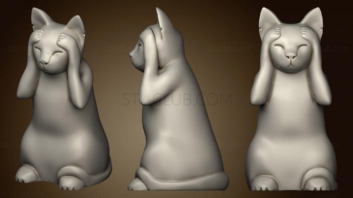 3D model Funny cat (STL)