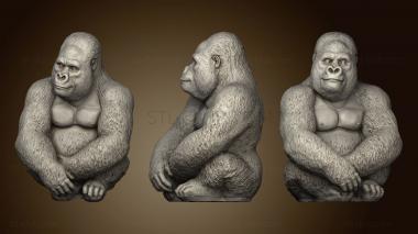 3D model Grosser Gorilla (STL)