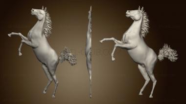 3D model Horse attack pose (STL)