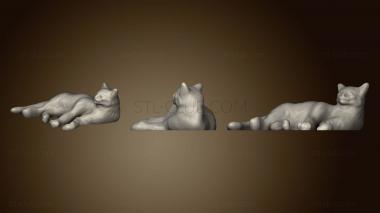 3D model Lounging Cat (STL)