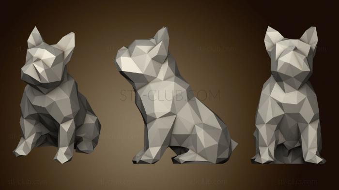 Low Poly Bull Dog