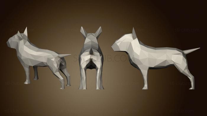 Lowpoly Bull Terrier