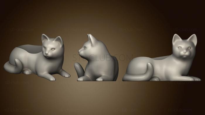 3D model MACETA GATO V1 (STL)