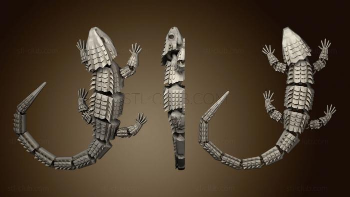 Magnetic Crocodile Skink Articulated Tamarand the Brave