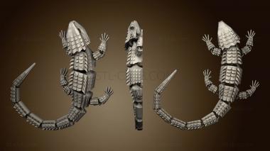 3D model Magnetic Crocodile Skink Articulated Tamarand the Brave (STL)