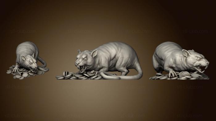 Maks the Giant Rat Tabletop Miniature