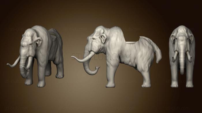 3D model Mammoth medium (STL)