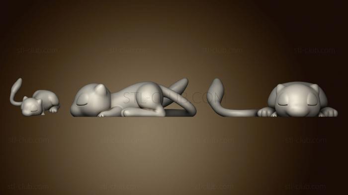 3D model Mew Sleeping (STL)