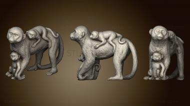 3D model Monkey Ornament (STL)