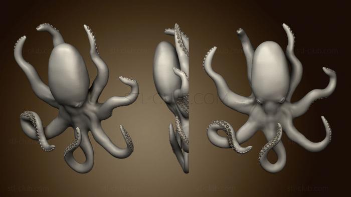 3D model Octopus key holder (STL)