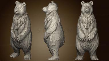 3D мадэль Сосновый Медведь (STL)