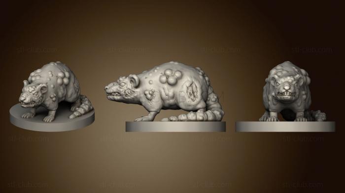 3D model Plague Rat (STL)
