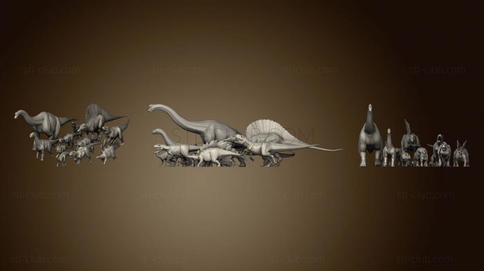 3D model Prehistoric Creatures 567 (STL)